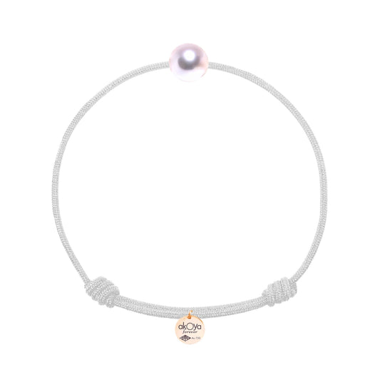 bracelet hikari or rose gris