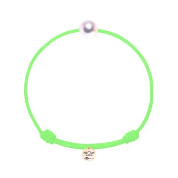 bracelet hikari or rose vert fluo