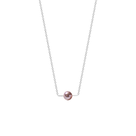 Collier Soledad Edison Argent